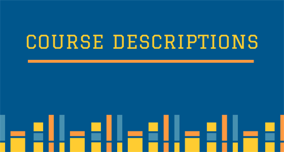 Course Descriptions 